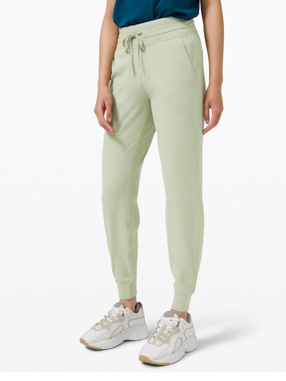lululemon Ready to Rulu Joggers Green Ferm Drawstring Joggers Size 6